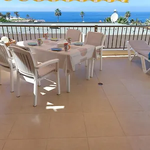 Apartment Ocean View Teneriffa Süd, Gigantes, Komplex Tamara, Fewo, 2sz, 2db, Meerblick, Große Sonnenterrasse, Acantilado de los Gigantes